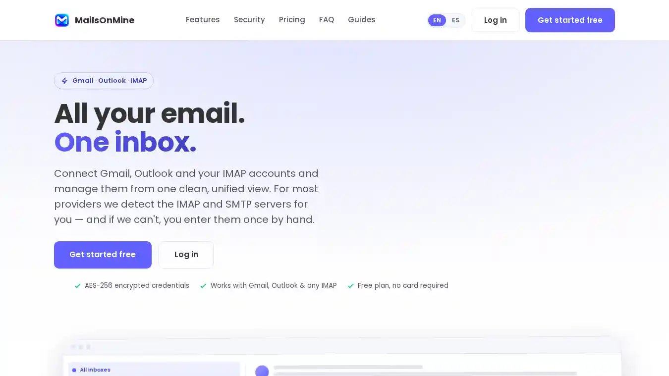 Captura de MailsOnMine.com